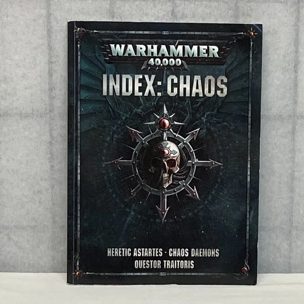 Warhammer 40K Index Chaos Heretic Astartes Daemons Book Rare Wargame Guide